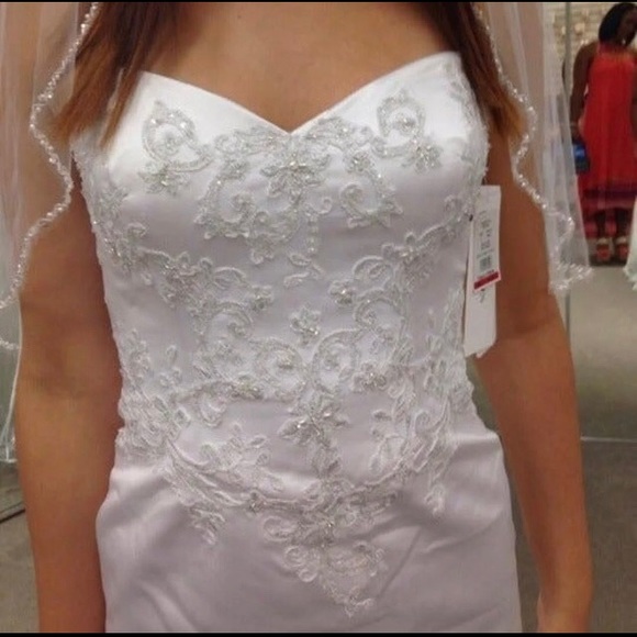 Sz 4 Wedding Dress - Picture 1 of 4